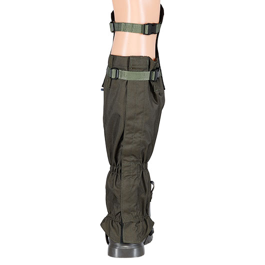 MFH Gamaschen extralang Overknee mit Rei�verschluss oliv Bild 7