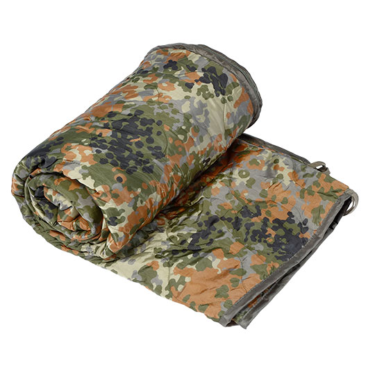 Mil-Tec Steppdecke Poncho Liner Multifunktion flecktarn Bild 1