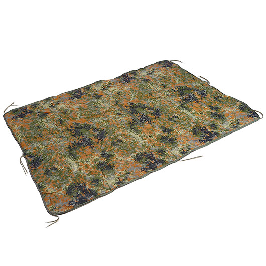 Mil-Tec Steppdecke Poncho Liner Multifunktion flecktarn Bild 3