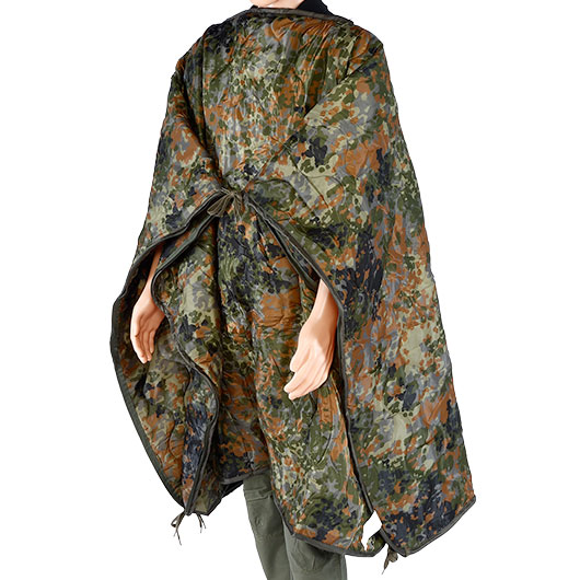 Mil-Tec Steppdecke Poncho Liner Multifunktion flecktarn Bild 4