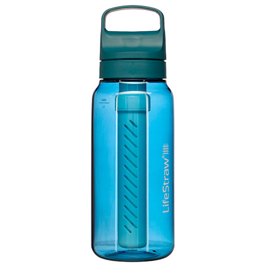 LifeStraw Go Trinkflasche mit Wasserfilter 1 Liter t�rkis