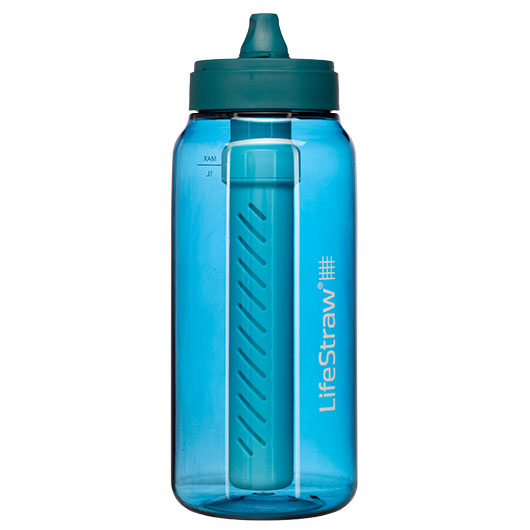 LifeStraw Go Trinkflasche mit Wasserfilter 1 Liter t�rkis Bild 2
