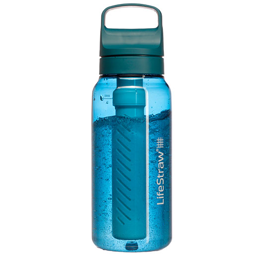 LifeStraw Go Trinkflasche mit Wasserfilter 1 Liter t�rkis Bild 6