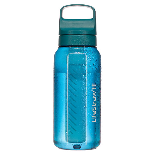 LifeStraw Go Trinkflasche mit Wasserfilter 1 Liter t�rkis Bild 7