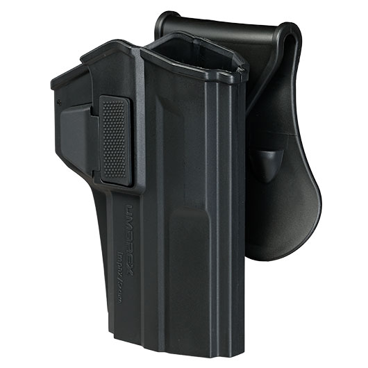 Umarex 360 Grad Holster Kunststoff Paddle f�r T4E Impax P68 / P2P Secure 68P CO2-RAM Pistolen rechts schwarz Bild 7