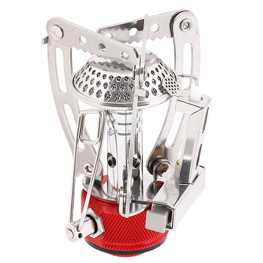 CI Camping Gaskocher mit Piezo Z�ndung&nbsp;passend f�r handels�bliche&nbsp;Gas Kartuschen Bild 1