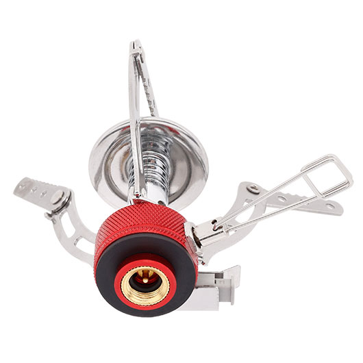 CI Camping Gaskocher mit Piezo Z�ndung&nbsp;passend f�r handels�bliche&nbsp;Gas Kartuschen Bild 2