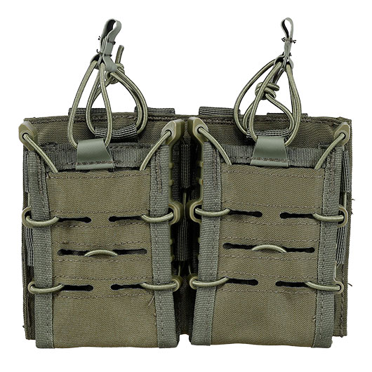 Mil-Tec Magazintasche Open Top Flex Double oliv