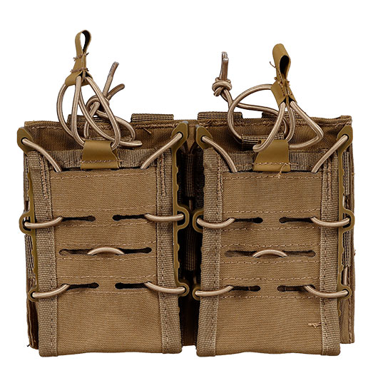 Mil-Tec Magazintasche Open Top Flex Double dark coyote