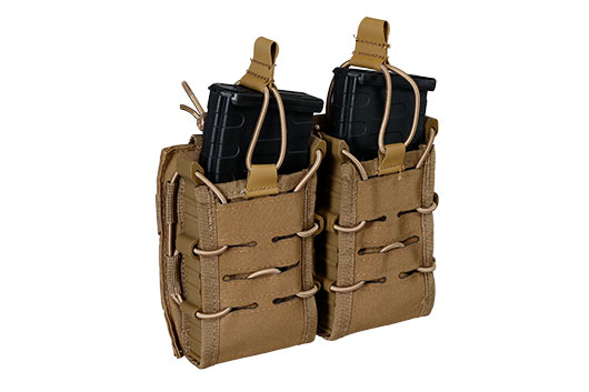 Mil-Tec Magazintasche Open Top Flex Double dark coyote Bild 4