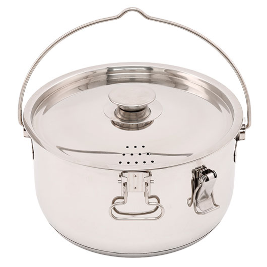 Origin Outdoors Kochtopf Multitopf 4 in 1 mit Deckel 3 Liter Edelstahl Bild 3