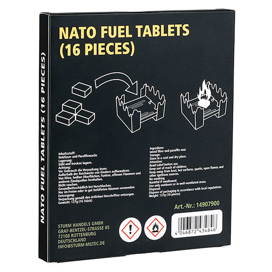 MIL-TEC NATO Brennstoff 16 W�rfel Bild 1
