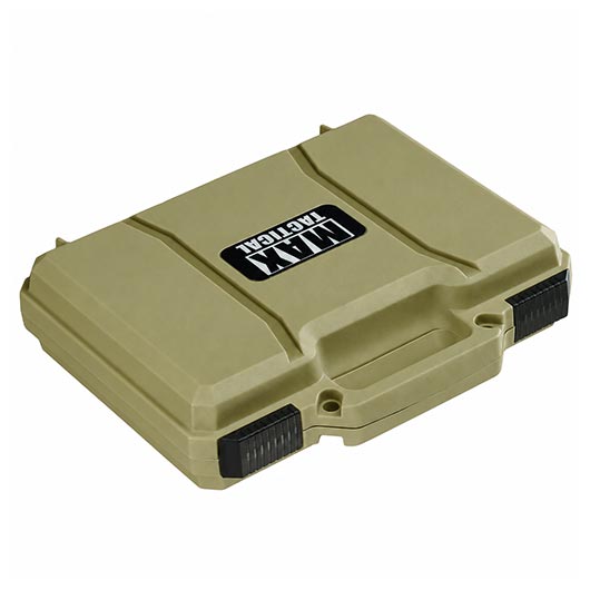 MAX Tactical Pistol Hard Case Pistolenkoffer 30 x 26 x 8,8 cm Waben-Schaumstoff oliv