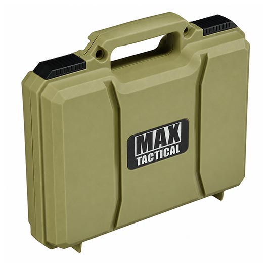MAX Tactical Pistol Hard Case Pistolenkoffer 30 x 26 x 8,8 cm Waben-Schaumstoff oliv Bild 1
