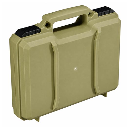 MAX Tactical Pistol Hard Case Pistolenkoffer 30 x 26 x 8,8 cm Waben-Schaumstoff oliv Bild 2
