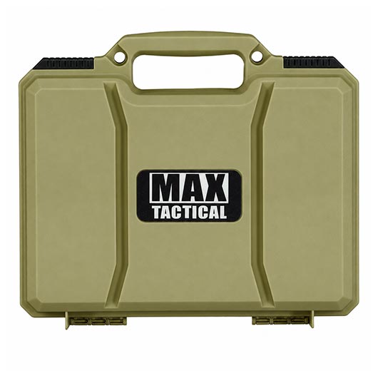 MAX Tactical Pistol Hard Case Pistolenkoffer 30 x 26 x 8,8 cm Waben-Schaumstoff oliv Bild 3