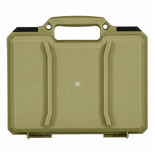 MAX Tactical Pistol Hard Case Pistolenkoffer 30 x 26 x 8,8 cm Waben-Schaumstoff oliv Bild 5