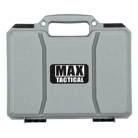 MAX Tactical Pistol Hard Case Pistolenkoffer 30 x 26 x 8,8 cm Waben-Schaumstoff grau Bild 3