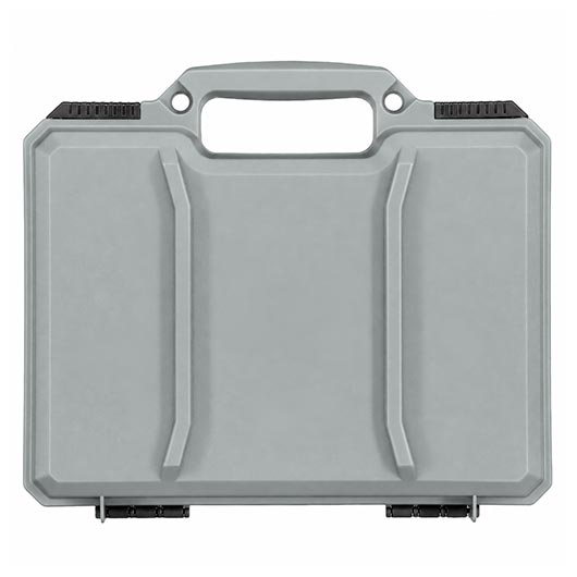 MAX Tactical Pistol Hard Case Pistolenkoffer 30 x 26 x 8,8 cm Waben-Schaumstoff grau Bild 4