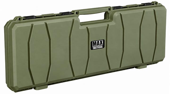 MAX Tactical Hard Case Waffenkoffer 100 x 35 x 10 cm Waben-Schaumstoff dark oliv Bild 1