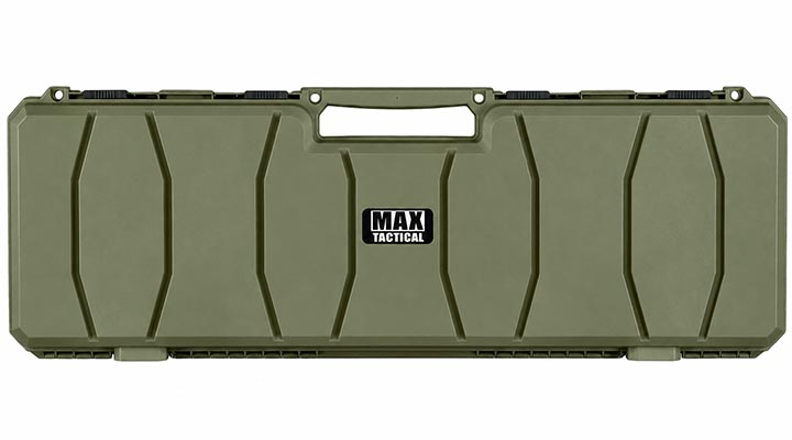 MAX Tactical Hard Case Waffenkoffer 100 x 35 x 10 cm Waben-Schaumstoff dark oliv Bild 2
