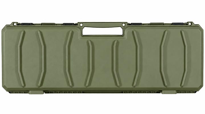 MAX Tactical Hard Case Waffenkoffer 100 x 35 x 10 cm Waben-Schaumstoff dark oliv Bild 3