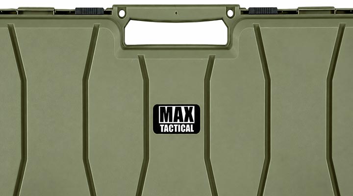 MAX Tactical Hard Case Waffenkoffer 100 x 35 x 10 cm Waben-Schaumstoff dark oliv Bild 8