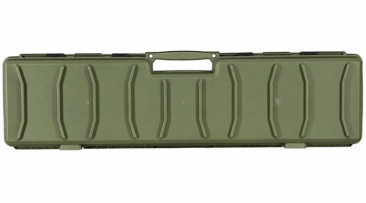 MAX Tactical Hard Case Waffenkoffer 120 x 33 x 11,5 cm Waben-Schaumstoff dark oliv Bild 3