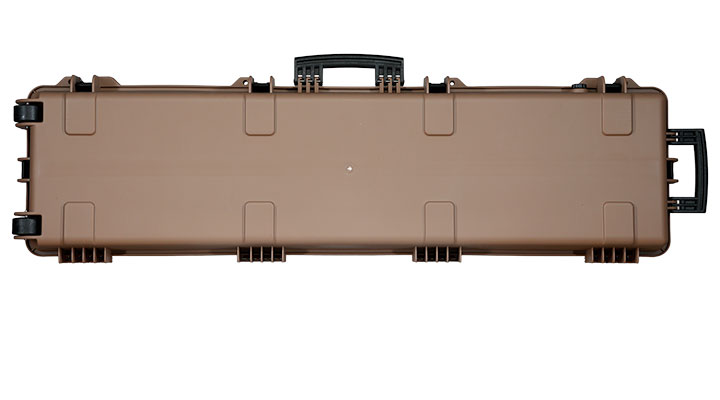 Nuprol Large Hard Case Waffenkoffer / Trolley 139 x 39,5 x 16 cm Waben-Schaumstoff tan - Velcro Edition Bild 3