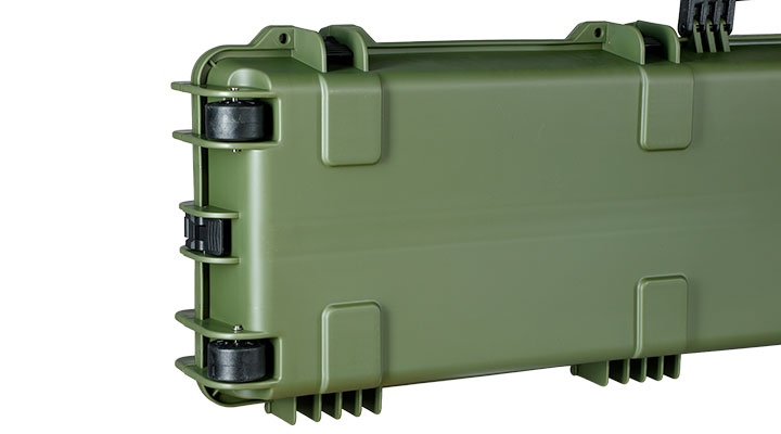 Nuprol Large Hard Case Waffenkoffer / Trolley 139 x 39,5 x 16 cm Waben-Schaumstoff oliv - Velcro Edition Bild 8
