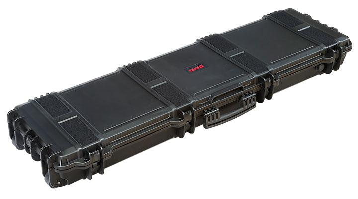 Nuprol Large Hard Case Waffenkoffer / Trolley 139 x 39,5 x 16 cm Waben-Schaumstoff schwarz - Velcro Edition