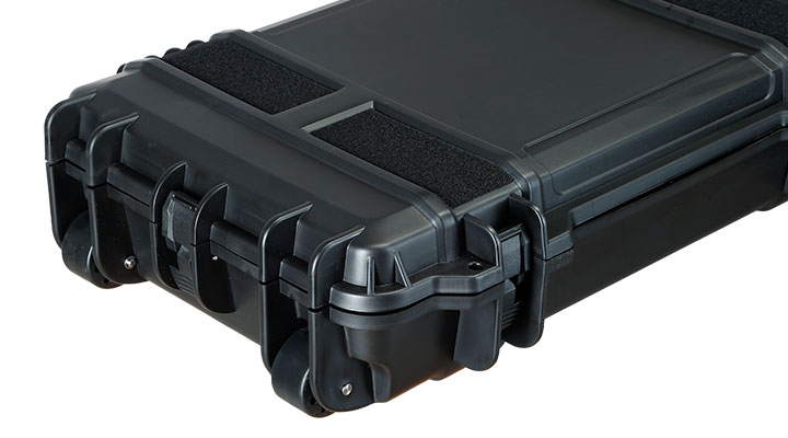 Nuprol Large Hard Case Waffenkoffer / Trolley 139 x 39,5 x 16 cm Waben-Schaumstoff schwarz - Velcro Edition Bild 7