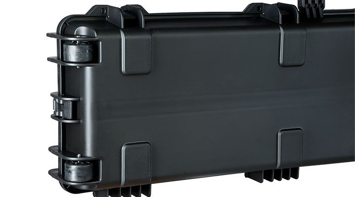 Nuprol Large Hard Case Waffenkoffer / Trolley 139 x 39,5 x 16 cm Waben-Schaumstoff schwarz - Velcro Edition Bild 8