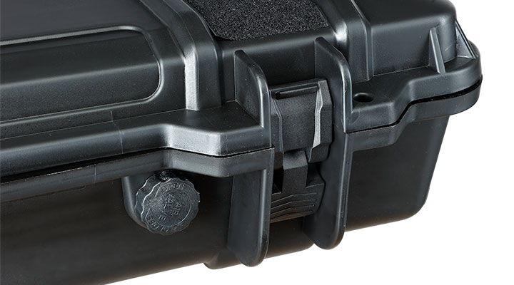 Nuprol Large Hard Case Waffenkoffer / Trolley 139 x 39,5 x 16 cm Waben-Schaumstoff schwarz - Velcro Edition Bild 9