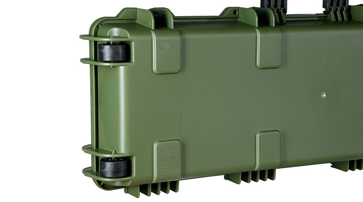 Nuprol Large Hard Case Waffenkoffer / Trolley 109 x 39,5 x 16 cm Waben-Schaumstoff oliv - Velcro Edition Bild 8