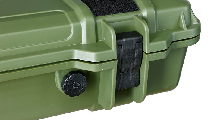 Nuprol Large Hard Case Waffenkoffer / Trolley 109 x 39,5 x 16 cm Waben-Schaumstoff oliv - Velcro Edition Bild 9