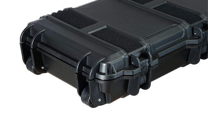 Nuprol Large Hard Case Waffenkoffer / Trolley 109 x 39,5 x 16 cm Waben-Schaumstoff schwarz - Velcro Edition Bild 7