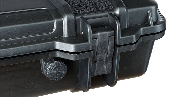 Nuprol Large Hard Case Waffenkoffer / Trolley 109 x 39,5 x 16 cm Waben-Schaumstoff schwarz - Velcro Edition Bild 9