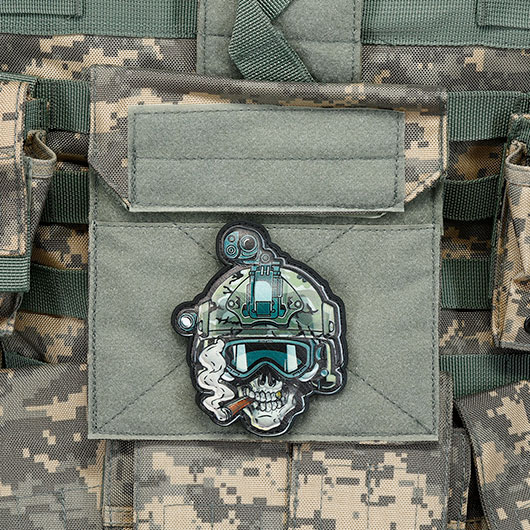 101INC 3D UV Patch Skull Operator Bild 3