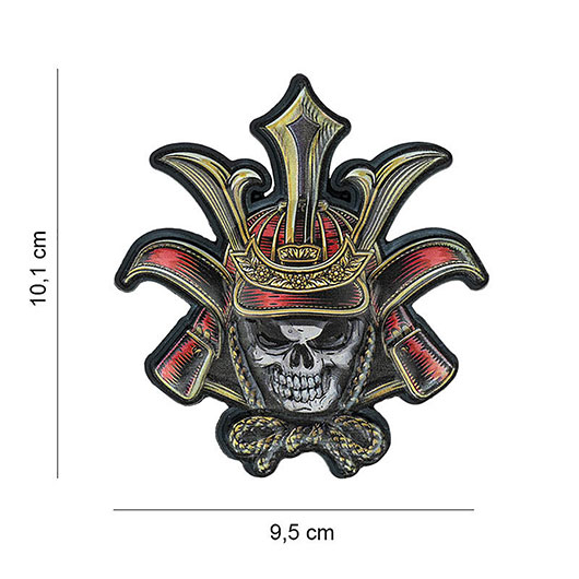 101INC Skull Patch Samurai mit Klettr�ckseite
