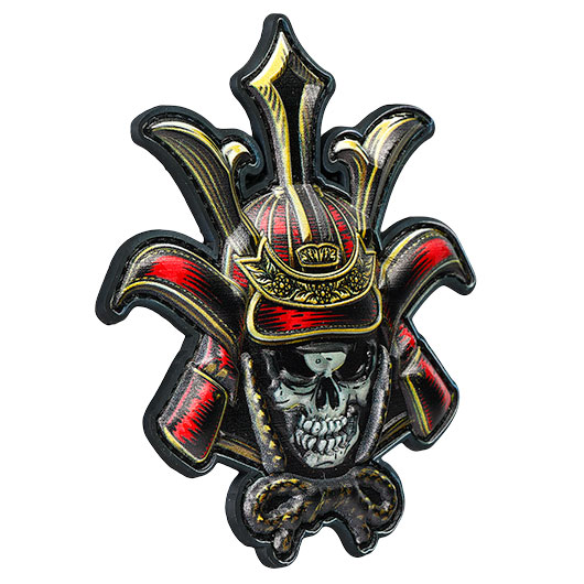 101INC Skull Patch Samurai mit Klettr�ckseite Bild 2