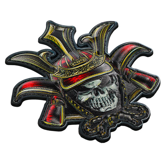 101INC Skull Patch Samurai mit Klettr�ckseite Bild 3