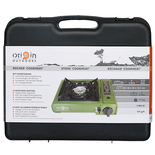 Origin Outdoors Gaskocher Cookheat mit Piezoz�ndung Bild 7