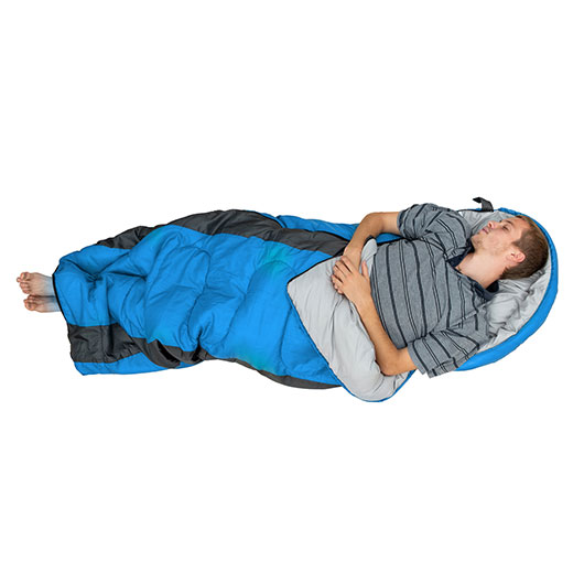 Origin Outdoors Schlafsack Sommer blau-grau bis zu 190 cm K�rpergr��e Bild 4