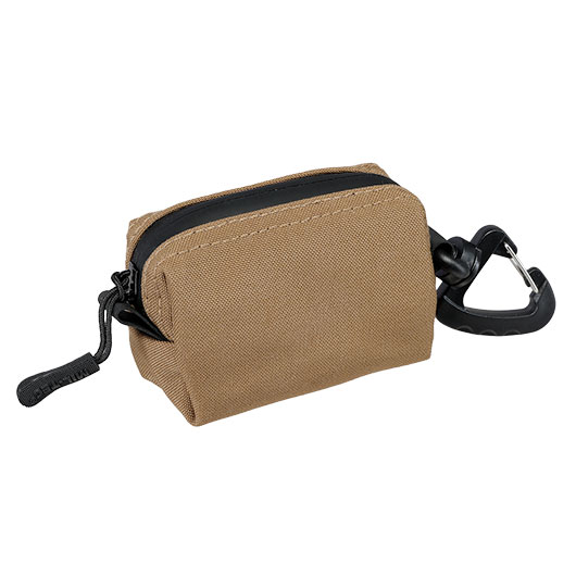 MIL-TEC Praktische kleine Tasche mit Rei�verschluss und Karabiner dark coyote Bild 6