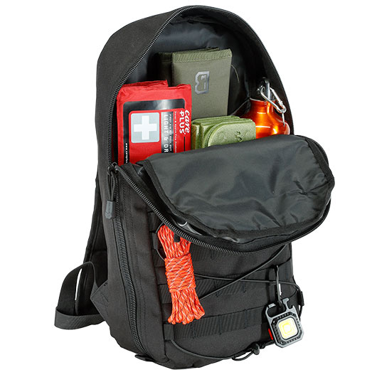 Mil-Tec Rucksack Tactical Core 15 Liter schwarz Bild 10
