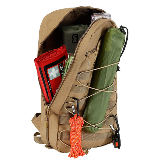 Mil-Tec Rucksack Tactical Core 15 Liter dark coyote Bild 11