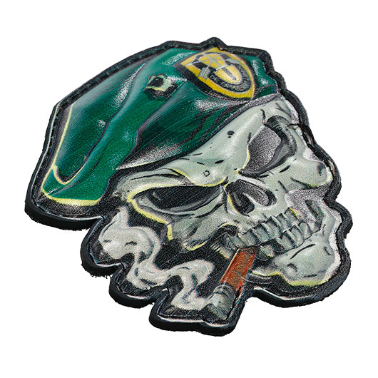 101INC 3D UV  Skull Patch  Green Beret mit Klettr�ckseite Bild 3