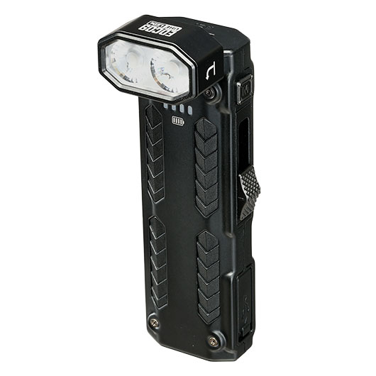 Nitecore aufladbare Taschenlampe Winkellampe EDC09 1600 Lumen inkl. USB-C Ladekabel,Fangschnur & Diffusor