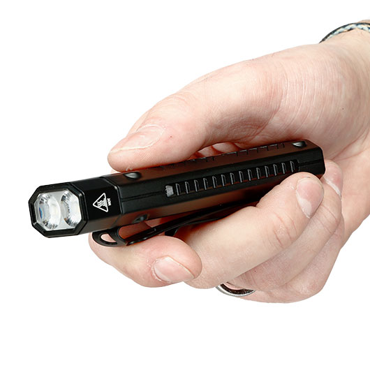 Nitecore aufladbare Taschenlampe Winkellampe EDC09 1600 Lumen inkl. USB-C Ladekabel,Fangschnur & Diffusor Bild 9